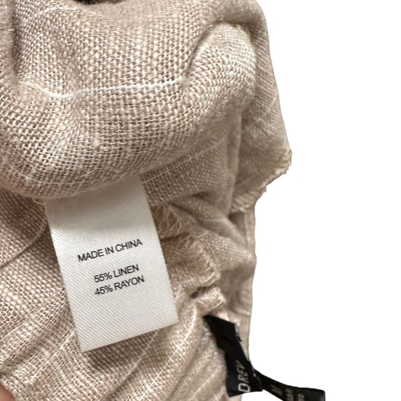 ANTHROPOLOGIE DREW Linen-Blend Pant Wide Leg Crop Tie Waist medium - Picture 3 of 7